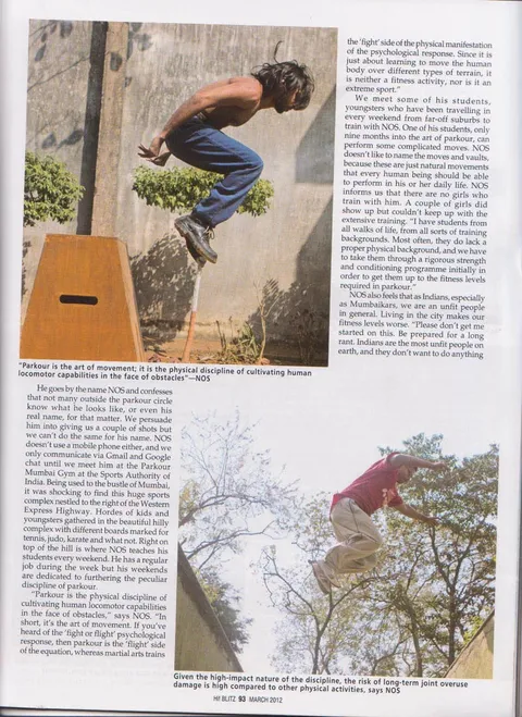 Scan: Article in Hi! Blitz magazine in Mar, 2012. Page 4.