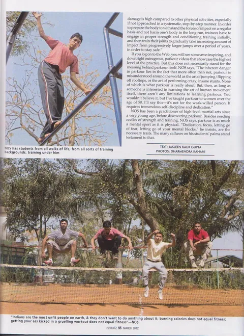 Scan: Article in Hi! Blitz magazine in Mar, 2012. Page 6.
