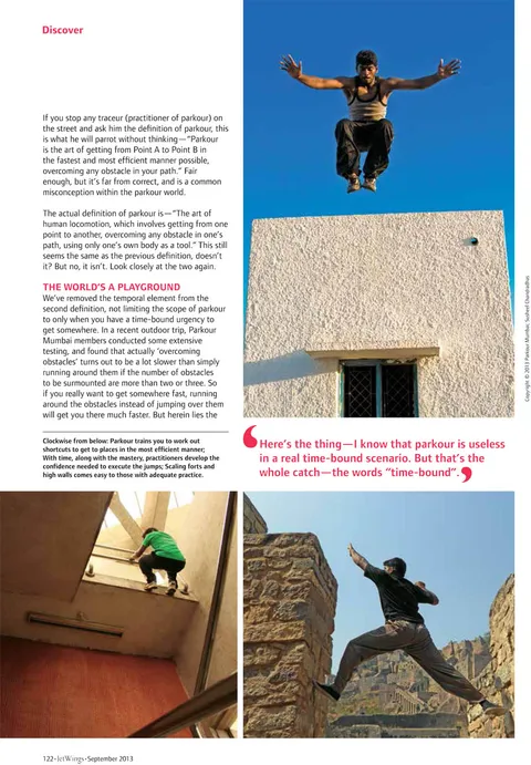 Scan: Article we wrote for Jet Wings magazine in Sep, 2013. Page 2.