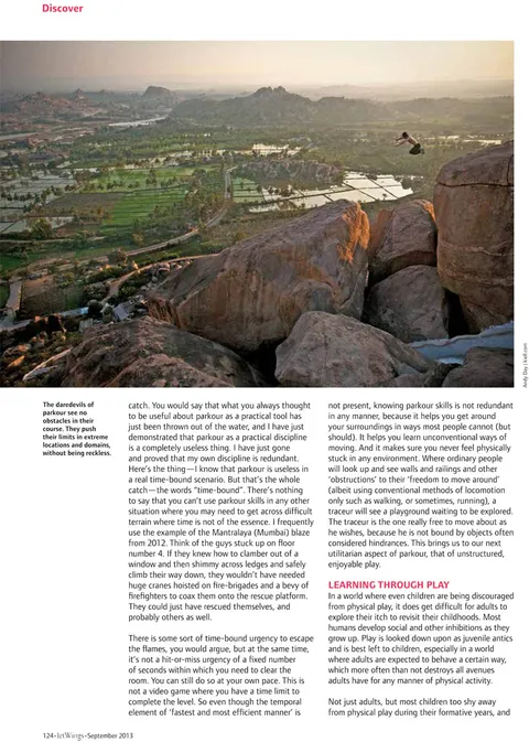Scan: Article we wrote for Jet Wings magazine in Sep, 2013. Page 3.