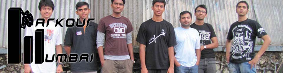 Parkour Mumbai banner: Parkour Mumbai, a la Yamakasi